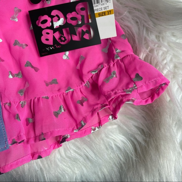 💕SALE 5 for $25 • Denim and Pink Bow Top - Picture 9 of 9